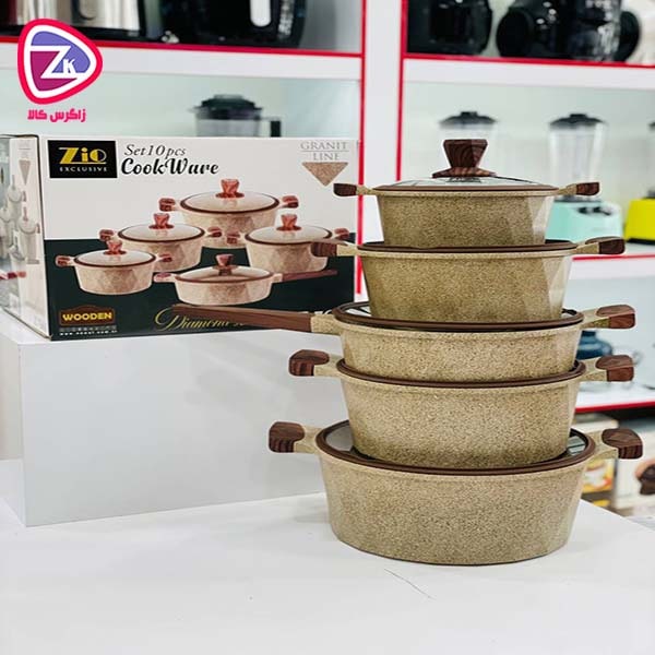 سرویس قابلمه گرانیتی زیو ترکیه Zio Z-7660