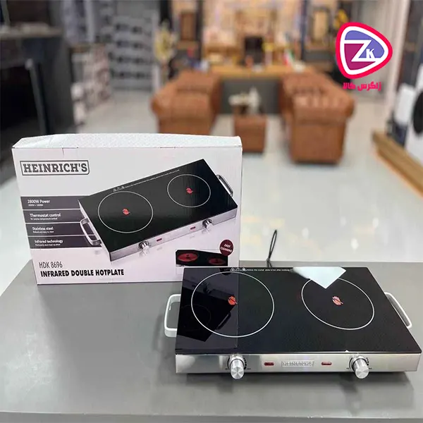 Henrich two-burner infrared oven model 8696