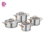 سرویس قابلمه ۸ پارچه استیل کرکماز A1149  پرولین Korkmaz Proline