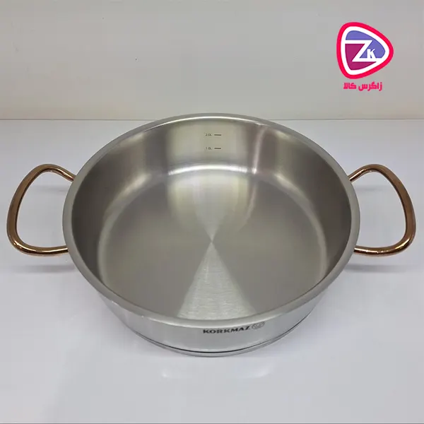  برسی مشخصات سرویس قابلمه ۸ پارچه استیل A1149  پرولین Korkmaz Proline