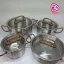 سرویس قابلمه ۸ پارچه استیل کرکماز A1149  پرولین Korkmaz Proline