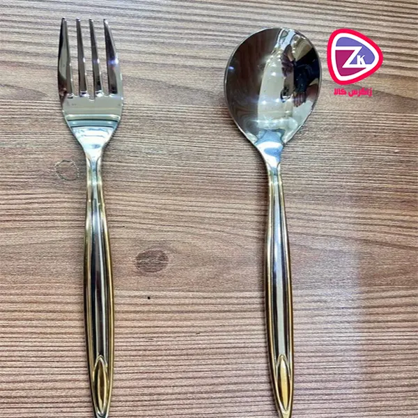 Rogan Gold 30-Piece Cutlery Set. سرویس قاشق و چنگال ۳۰ نفره طلایی روگن