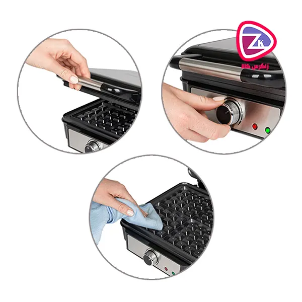 profi-cook-waffle-maker-model-1241 وافل ساز پروفی کوک مدل ۱۲۴۱