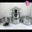 Steel pot service, 9 p ieces, 1660, Kerkmaz