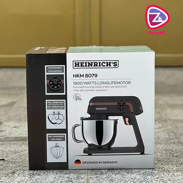 استفاده از گیربکس فلزی در همزن کاسه‌دار HKM8079ب