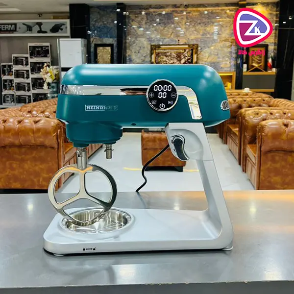 استفاده از گیربکس فلزی در همزن کاسه‌دار هنریچ مدل HKM8079ب