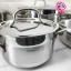 سرویس قابلمه استیل ۹ پارچه کرکماز مدل آلفا کد Steel pot service, 9 pieces, 1660, Kerkmaz A1660