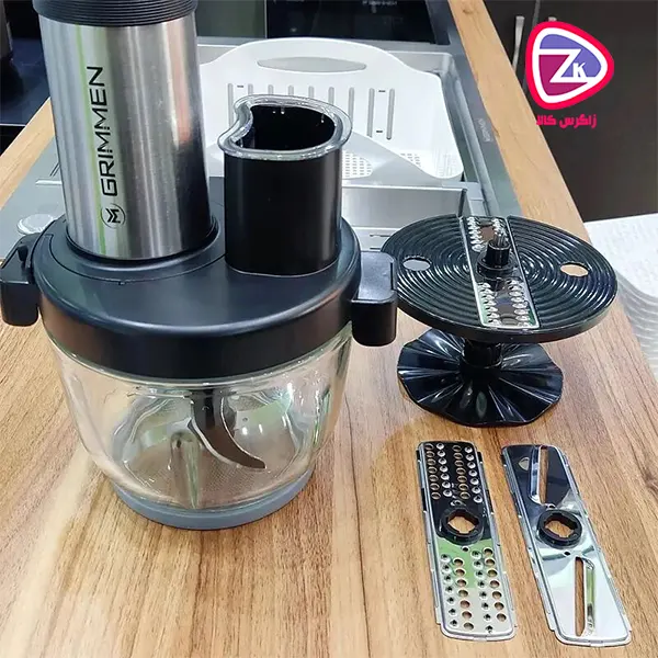 خردکن و رنده‌برقی گریمن مدل GR-FP550 ظرفیت 3 لیتر