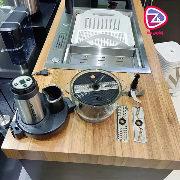 خردکن و رنده‌برقی گریمن مدل GR-FP550 ظرفیت 3 لیتر
