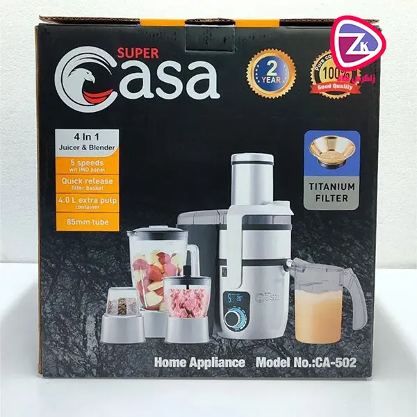 Super Casa four-function juicer CA-502