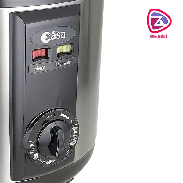 زودپز پلوپز برقی سوپر کاسا مدل CA-108 ظرفیت ۸ لیتر