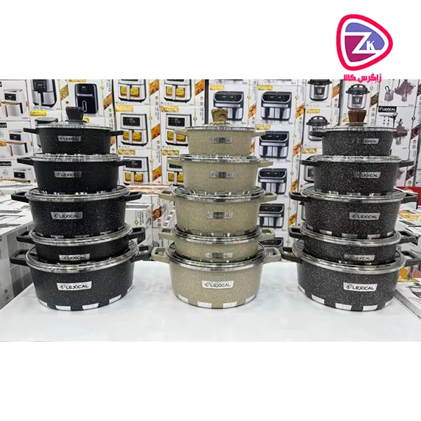 سرویس قابلمه گرانیتی ۱۰پارچه لکسیکال مدل DCC-59710
