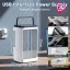 Portable 4-in-1 water cooler, air conditioner, humidifier and ambient light