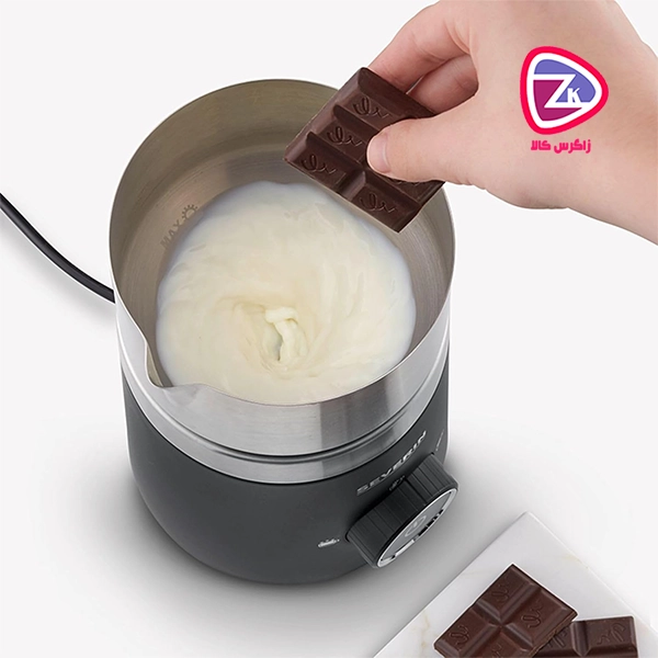 ظرفیت کف‌سازی تا ۲۶ میلی‌لیتر و گرم‌کردن تا ۵۰۰ میلی‌لیتر