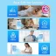 کولر تبخیری قابل حمل SMLEGFT ترکیبی از فناوری سرمایش تبخیری، گردش هوای یکنواخت